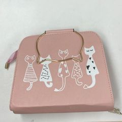 【アウトレット 猫のハンドル付き２wayバッグ】ネコ ショルダーバッグ ハンドバッグ メッセンジャーバッグ バッグ 韓国 流行り 動物 ねこ 猫の 可愛い おしゃれ 便利グッズ