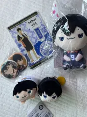 まとめ売り) ハイキュー 影山 飛雄 アクリル ぬいぐるみ 缶バッジ