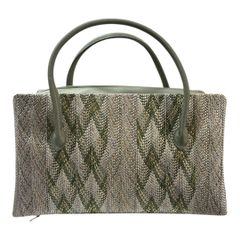 【💎希少品💎定価　39,800円】 ME-A-380  入手困難　京くみひも　翠嵐　伝統　工芸品　正絹　絹100%  高級　新品未使用　気品　格式　高品質　おしゃれ　昭和　レトロ　モダン　和　金　オレンジ　緑　白　レア