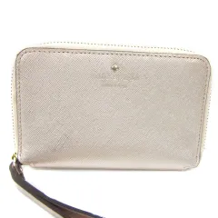 ケイトスペード KATE SPADE カードケース ラウンドファスナー シャンパンゴールド /YM19