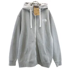 未使用 THE NORTH FACE ザノースフェイス 長袖 ジップパーカー XL グレー アウトドア NT12442 メンズ 古着