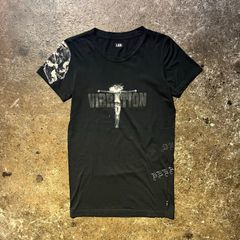 L.G.B. 00s VIBRATION T-SHIRT ROCK OFF Fields of Joy スカル キリスト プリント ルグランブルー エルジービー 2000s