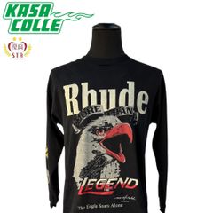 【RHUDE】ルード×マックスフィールドロサンゼルス限定ロングTシャツ（ブラック） / Lサイズ相当