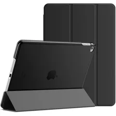 【特価セール】オートウェイクアップ/スリープ機能iPad Air 三つ折スタンド 2用 ケース iPadair2 (ブラック) JEDirect