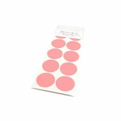 【新品・7営業日以内発送】カモ井 MTSEAS09 丸シールシート30 ショッキングレッド【沖縄離島販売不可】