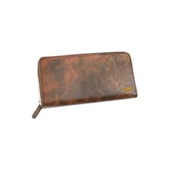 [リー] 財布 メンズ 長財布 ラウンドファスナー コインケースあり 小銭入れあり 0520367 (チョコレート フリーサイズ(男女兼)