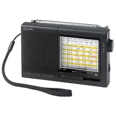 【中古】エルパ(ELPA) () AM/FM短波ラジオ 海外の国際放送から国内のAM/FM放送まで幅広くキャッチ ER-C74Tのサムネイル