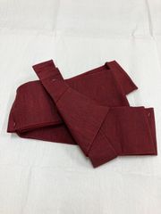 «花ラブリ»　WK481RE　ワンタッチ角帯　角帯　メンズ　夏祭り　花火大会　赤系　レッド系　ワインレッド　和装　和風　マジックテープ