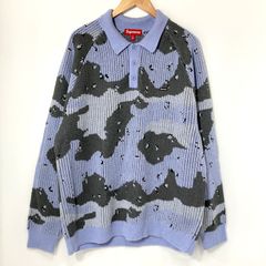 Supreme 迷彩柄 ポロセーター - メルカリ
