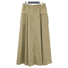 Healthy Denim ヘルシーデニム スカート ベージュ サイズ:1(M) | 24秋冬 チノ フレア スカート | Grapefruit | ロング丈 Aライン ワークポケット コットン | ボトムス【レディース】【中古】のサムネイル