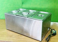 タニコー 電気式ウォーマー 卓上タイプ N-TCW-3555E-2M 縦置き2槽
