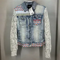 デシグアル Desigual ディズニー デニムジャケット ニットスリーブ レディース サイズ 42 新品未使用品