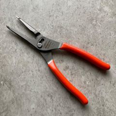 SNAP-ON ロングノーズスリップジョイントプライヤー LN47ACF　オレンジ