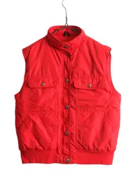 【お得なクーポン配布中!】 80s エディーバウアー ナイロン ダウン ベスト レディース M 程/ 80年代 ヴィンテージ Eddie Bauer アウトドア 重ね着 前開き フルジップ