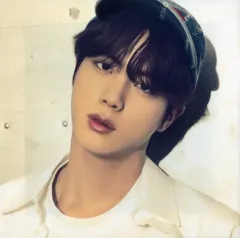 【中古】キャンバスボード・キャンバスアート ジン(BTS/防弾少年団) フォトキャンバス オレンジ 「CD BTS. THE BEST」 リリース記念グッズ