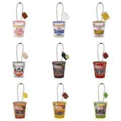【中古】キーホルダー 全9種セット 「日清カップヌードル ミニチュアチャーム」