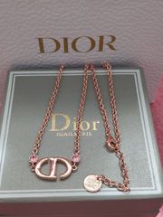 お得品🌸Dior・クリスチャンディオール ネックレス　ピンクゴールド　Dior CD Navy ネックレス　◆レディース◆　超人気美品