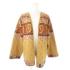 【美品】KENZO アンサンブル ニット カーディガン ビンテージ 総柄 シルク 2025年最新】Kenzo レディース カーディガン・ボレロ