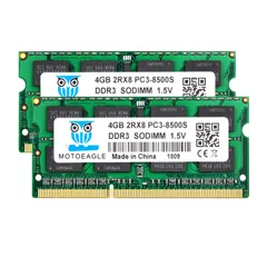 1066Mhz 4GB×2枚 ノートPC用メモリ1.5V DDR3 204Pin CL7 Non-ECC PC3-8500 SO-DIMM Mac Motoeagle 対応 高い効率操作