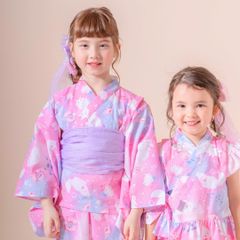 【マリン猫】ワンピースにもなる浴衣　2WAYセパレート浴衣  キャサリンコテージ　TAK