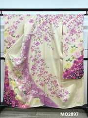 振袖 豪華 刺繍 金駒 紋意匠 身丈170cm MO2737 - メルカリ