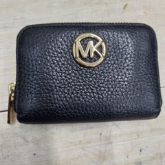 美品✨マイケルコース スタッズ レザー シボ革 コインケース 小銭入れ 