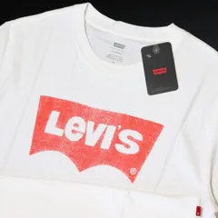 ○送料390円可能商品 リーバイス Levis 新品 メンズ ビッグロゴ コットン 半袖 Tシャツ 白 LLサイズ [22491-1459-JXL] 三 参★QWER★