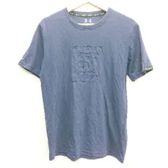 ◇ UNDER ARMOUR アンダーアーマー 半袖 Tシャツ サイズ表記なし ネイビー メンズ E  【1406050084967】
