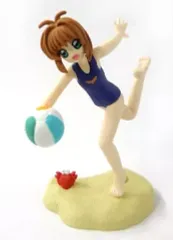 【中古】トレーディングフィギュア 木之本桜 スクール水着Ver. 「カプセル カードキャプターさくら フィギュア」