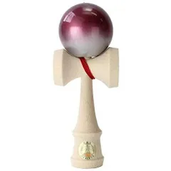 日本けん玉協会認定 競技用けん玉「大空」プレミアム2トーン 赤＆銀