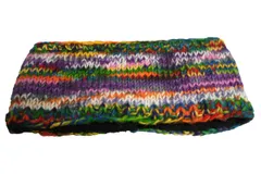 アジアン衣料　ネパール手編みウール・ネックウォーマー24