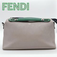 【FENDI】フェンディ　バイザウェイ　2Wayハンドバッグ　グレージュ