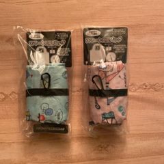 すみっコぐらし　スマートエコバッグ　かわうそとすみっコキャンプ柄