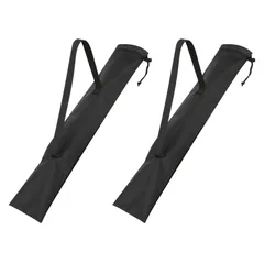 軽量 持ち運び 紐付き 絞り付き 簡易 カバー スティック 散歩 トレッキングポール 登山 トレッキングポール ウォーキング トレッキング ウォーキングポールバッグ アウトドア 2個入り 収納袋 (70×11.5cm) BTtime