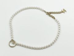 CHANEL シャネル ネックレス メタル  コスチューム パール ゴールド  ホワイト B24C ABC574 B15351 NU392 超美品