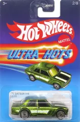 【中古】ミニカー 1/64 ’71 DATSUN 510(メタリックグリーン) 「Hot Wheels ULTRA HOTS」 [HRX09]