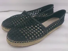 ◇ CHARLES & KEITH チャールズ＆キース 編み込み エスパドリーユ シューズ サイズ 39 ブラック レディース E  【1304100013144】