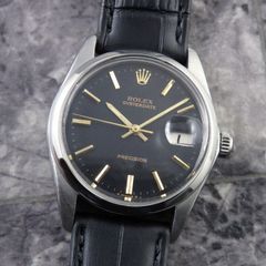 ロレックス オイスターデイト 6694 ブラック 黒文字盤 ROLEX 1971年 アンティーク ヴィンテージ腕時計