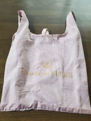 メゾンドフルール　エコバッグ　ピンク　収納袋なし　中古品