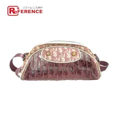 Dior ディオール ショルダーバッグ ロゴ トロッター PVC ピンク