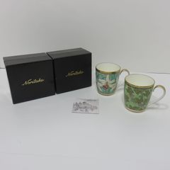 Noritake  ノリタケ　ボーンチャイナ　オーキッド　マグカップ　2個セット　金彩　食器　洋食器