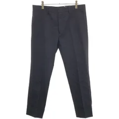JIL SANDER ジルサンダー 14SS サイドライン コットンストレッチスラックスパンツ MF250802 ブルー 46のサムネイル