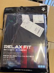 デサントハイネック半袖リラックスフィットシャツ ネイビー S