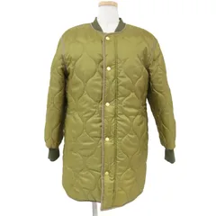 美品 TORY BURCH トリーバーチ ブルゾン ジャケット アウター カーキS/P ミドル丈 キルティング 中綿 裏ボア 袖リブ きれいめ カジュアル 通勤 シンプル ブランドのサムネイル