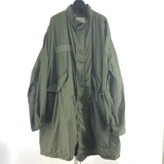 【中古】82年 U.S.Army M-65 Field Parka Shell GENERALジッパー シェル単体 サイズM カーキー フィールドパーカー[17]