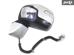 ホンダ純正 DBA-RK5 ステップワゴン スパーダ Z H22/5 ドアミラー サイドミラー 左 助手席 10P NH704M スーパープラチナメタリック 棚