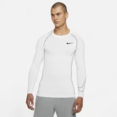 コンプレッションシャツ 長袖 メンズ/ナイキ NIKE ナイキ プロ Dri-FIT タイトフィット L/S トップ/アンダーシャツ インナー スポーツウェア 男性 トレーニング  白 ホワイト トップス/DD1991-100