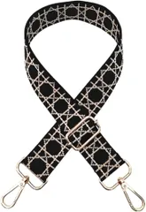 Purroo ショルダーストラップ バッグ用 太め ショルダーベルト 後付け 単品 ショルダー紐 付け替え 調節可能(ブラック)