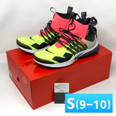 【SIZE：S/US9-10(27-28cm)】NIKE AIR PRESTO MID / ACRONYM WHITE/BLACK-HOT LAVA-VOLT ナイキ エアプレスト ミッド ボルト アクロニウム 844672-100