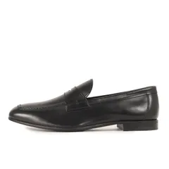 ☆未使用 プラダ ロゴ レザー コインローファー シューズ イタリア製 革靴 良品 プラダ PRADA レザー コインローファー シューズ